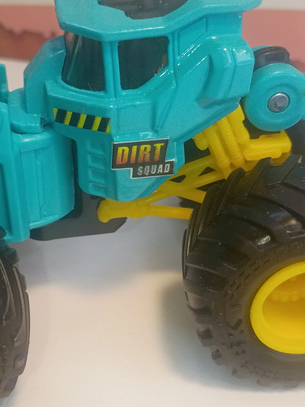 Spin Master Monster Jam Dirt Squad Aqua Blue 1/64 Scale